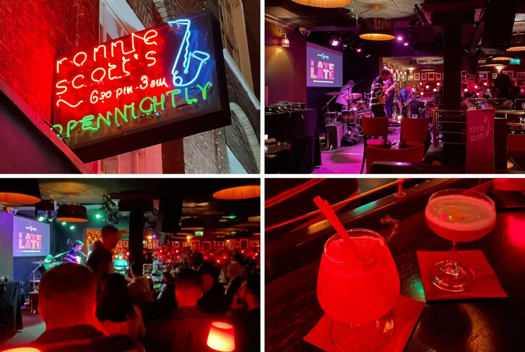 ロンドン観光2泊3日 おすすめモデルコース Ronnie Scott's