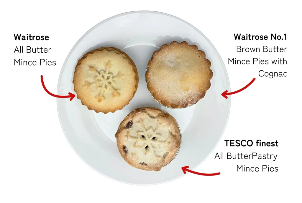 イギリス ミンスパイ　食べ比べ