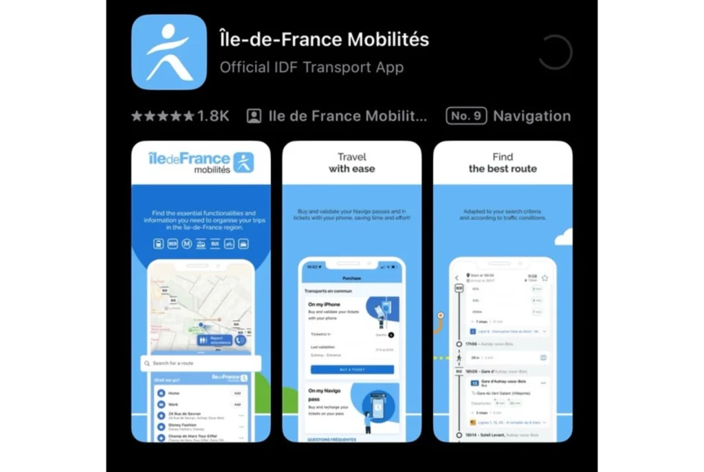 Île-de-France Mobilités iPhoneのアプリ