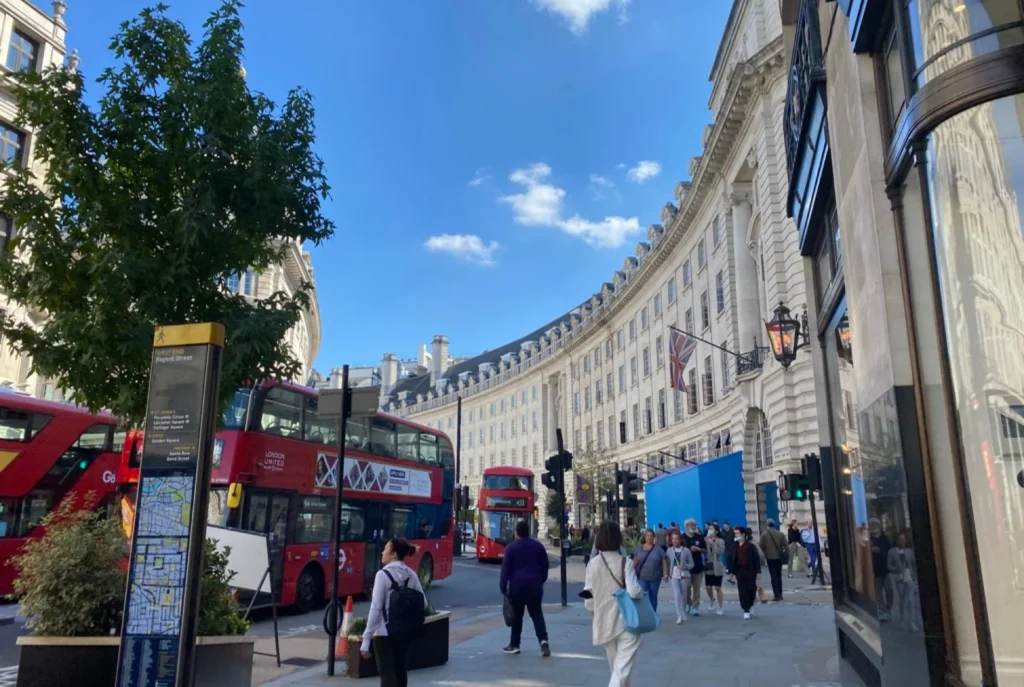 リージェント・ストリート〜ボンド・ストリート（Regent Street〜Bond Street）