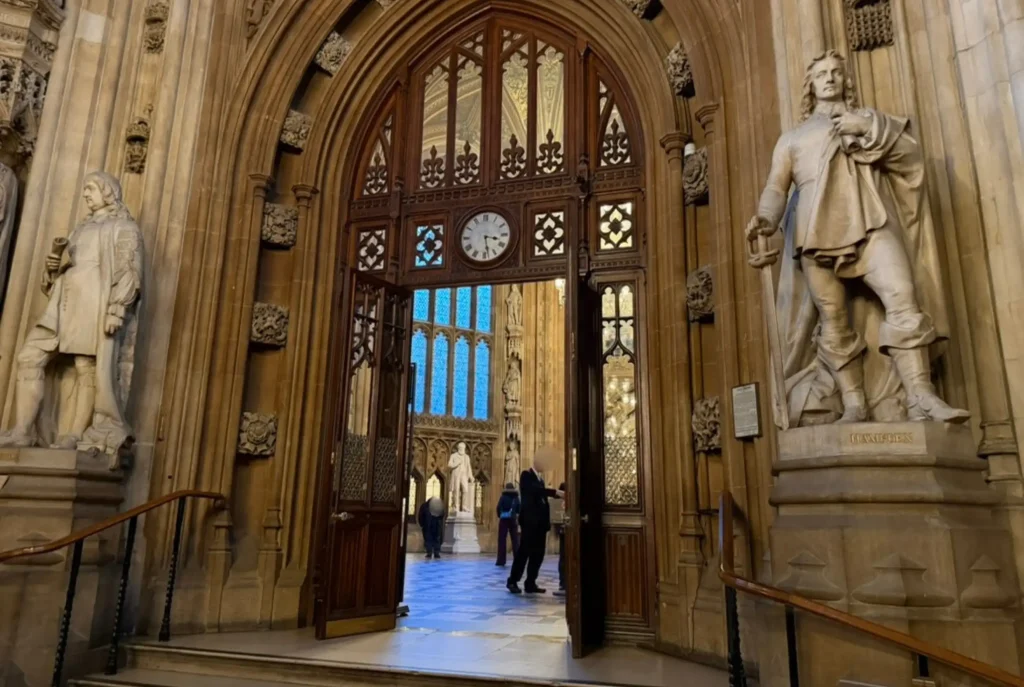 イギリス国会議事堂ツアー 写真撮影エリア