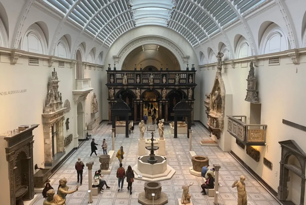 V&A ロンドン ２階からの眺め